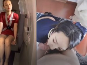 Nữ tiếp viên hàng không bú cặc với giá nghìn đô siêu hot